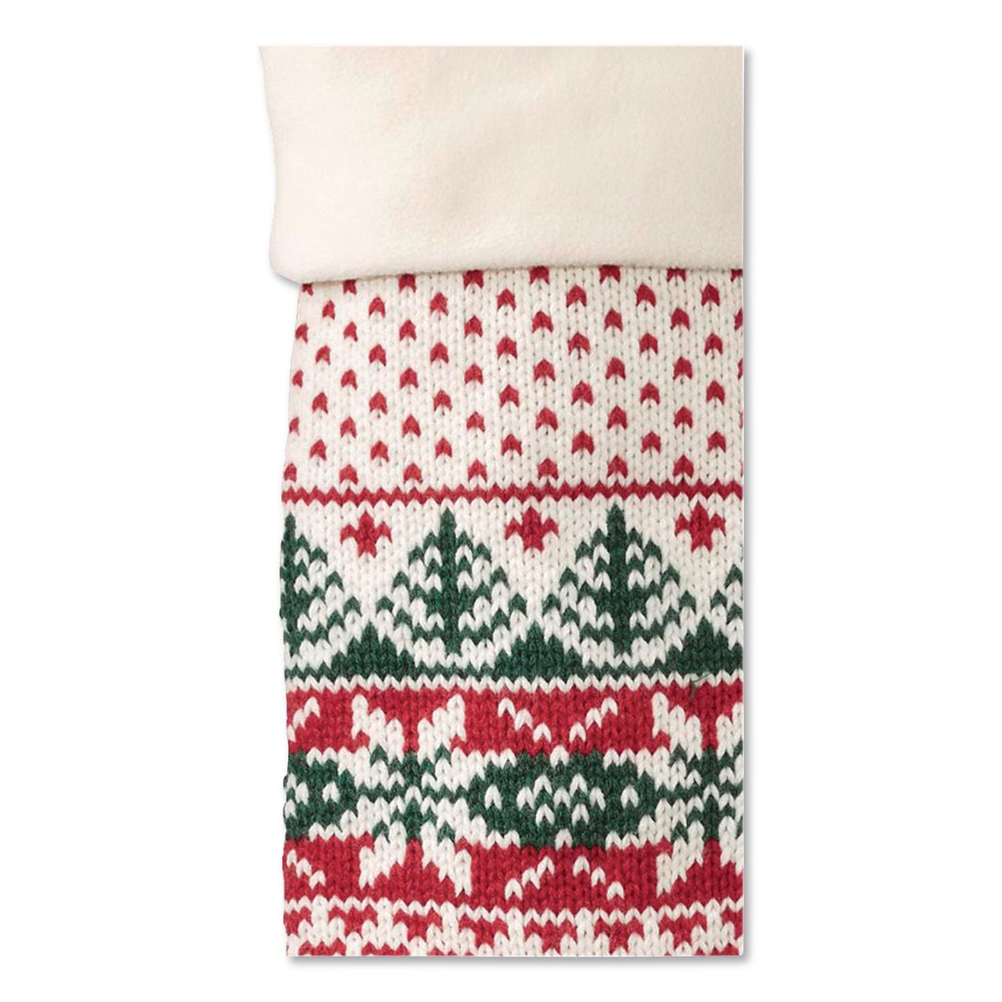 STOCKINGS,FAIR ISLE,CREAM