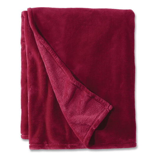 Wicked Plush Throw, 60 x 80, Mountain Red