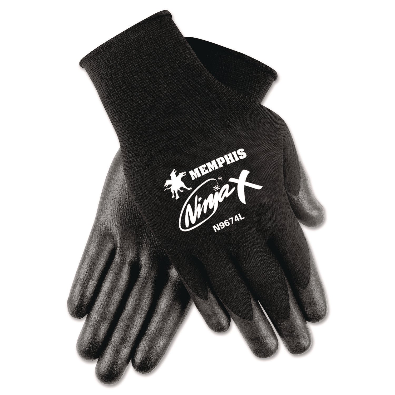 Ninja X Gloves, EN388: 412X, Medium, Black, Pair