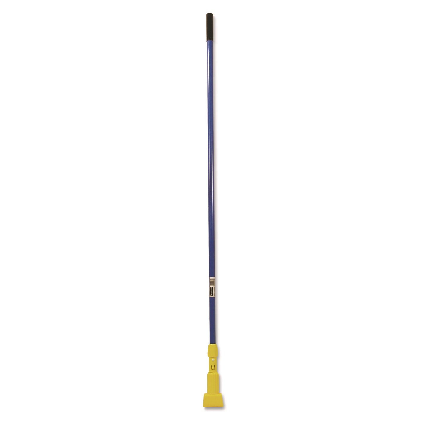 Gripper Fiberglass Mop Handle, 1" dia x 60", Blue/Yellow