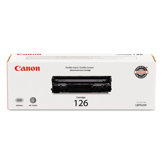 3483b001 (126) Toner, 2,100 Page-Yield, Black