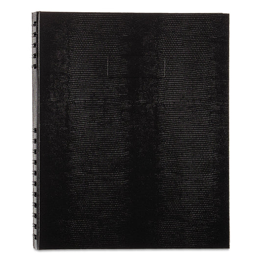NotePro Notebook, 1-Subject, Medium/College Rule, Black Cover, (100) 11 x 8.5 Sheets