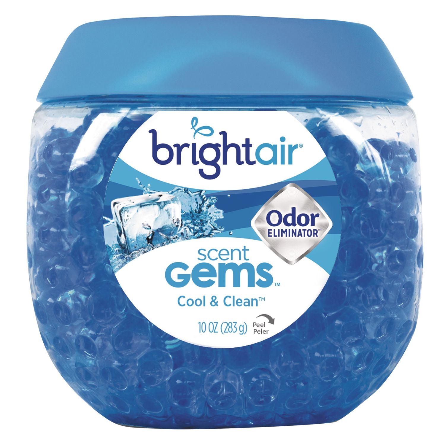 Scent Gems Odor Eliminator, Cool And Clean, Blue, 10 Oz Jar
