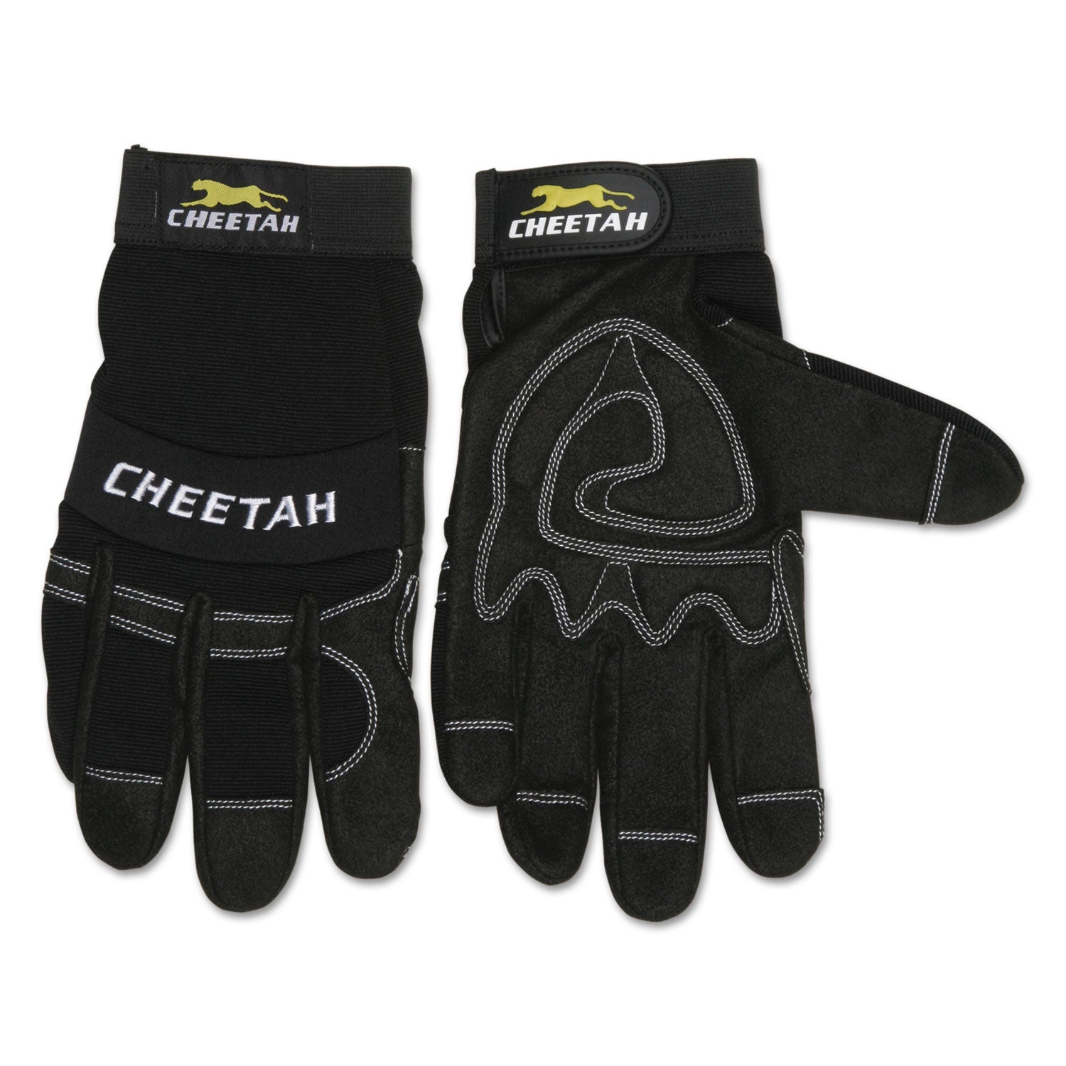 Cheetah 935CH Gloves, EN388: 2X21, 10" Long, Small, Black, Pair