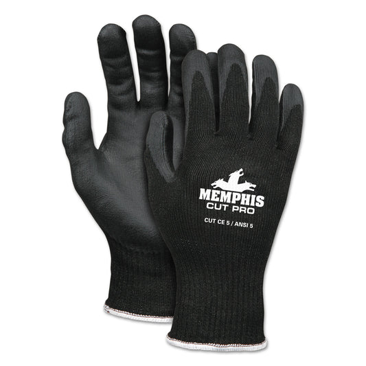 Cut Pro 92720NF Gloves, 10" Long, X-Large, Black, Pair