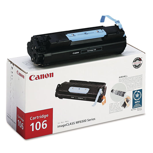 0264b001 (106) Toner, 5,000 Page-Yield, Black