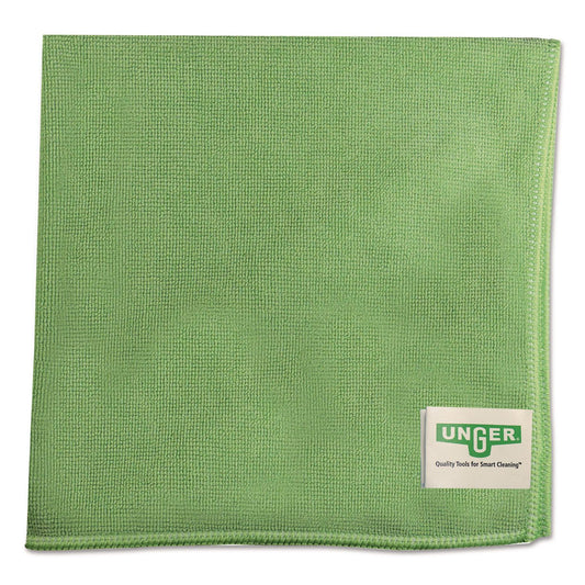 SmartColor MicroWipes, Microfiber, 16 x 15, Green, 10/Pack