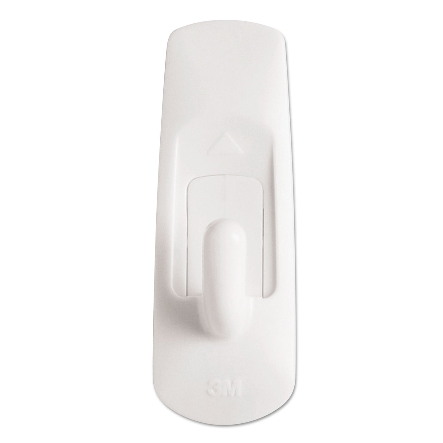 Small Utility Hooks, Plastic, White, Supports 1 lb, 24/Pack