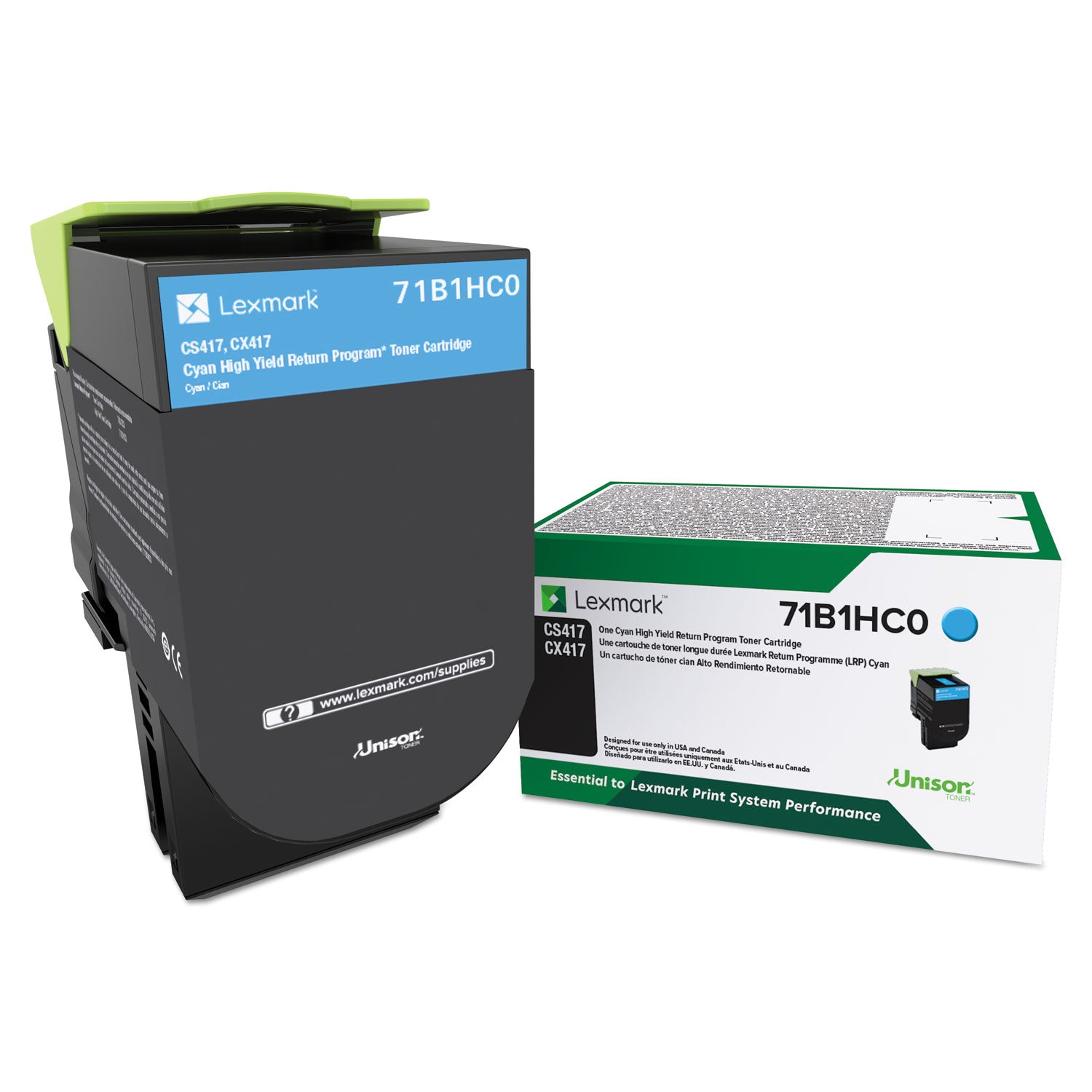 71b1hc0 Unison High-Yield Toner, 3,500 Page-Yield, Cyan