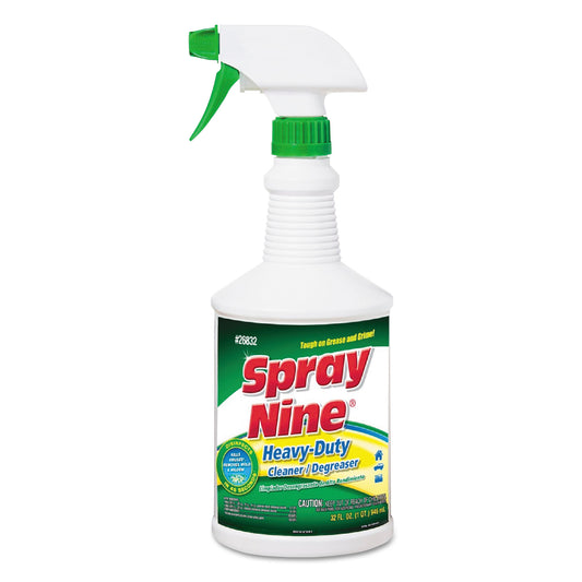 Heavy Duty Cleaner/Degreaser/Disinfectant, 32 oz Trigger Spray Bottle