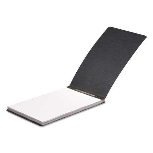 Presstex Report Cover With Tyvek Reinforced Hinge, Top Bound, Two-Piece Prong Fastener, 2" Capacity, 11 X 14, Black/black