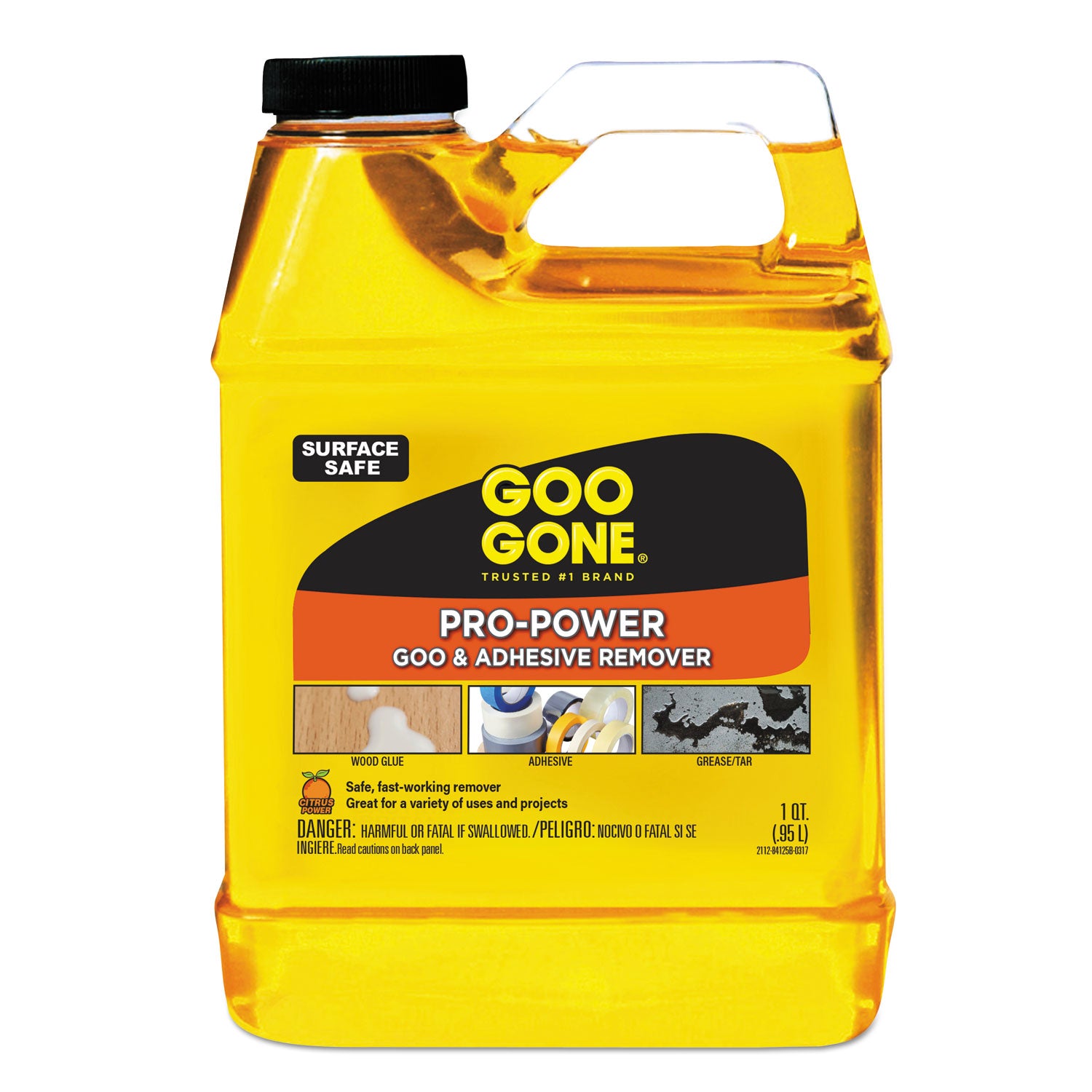 Pro-Power Cleaner, Citrus Scent, 1 Qt Bottle