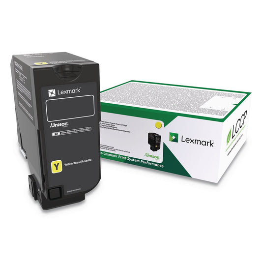 74c0hyg High-Yield Toner, 12,000 Page-Yield, Yellow