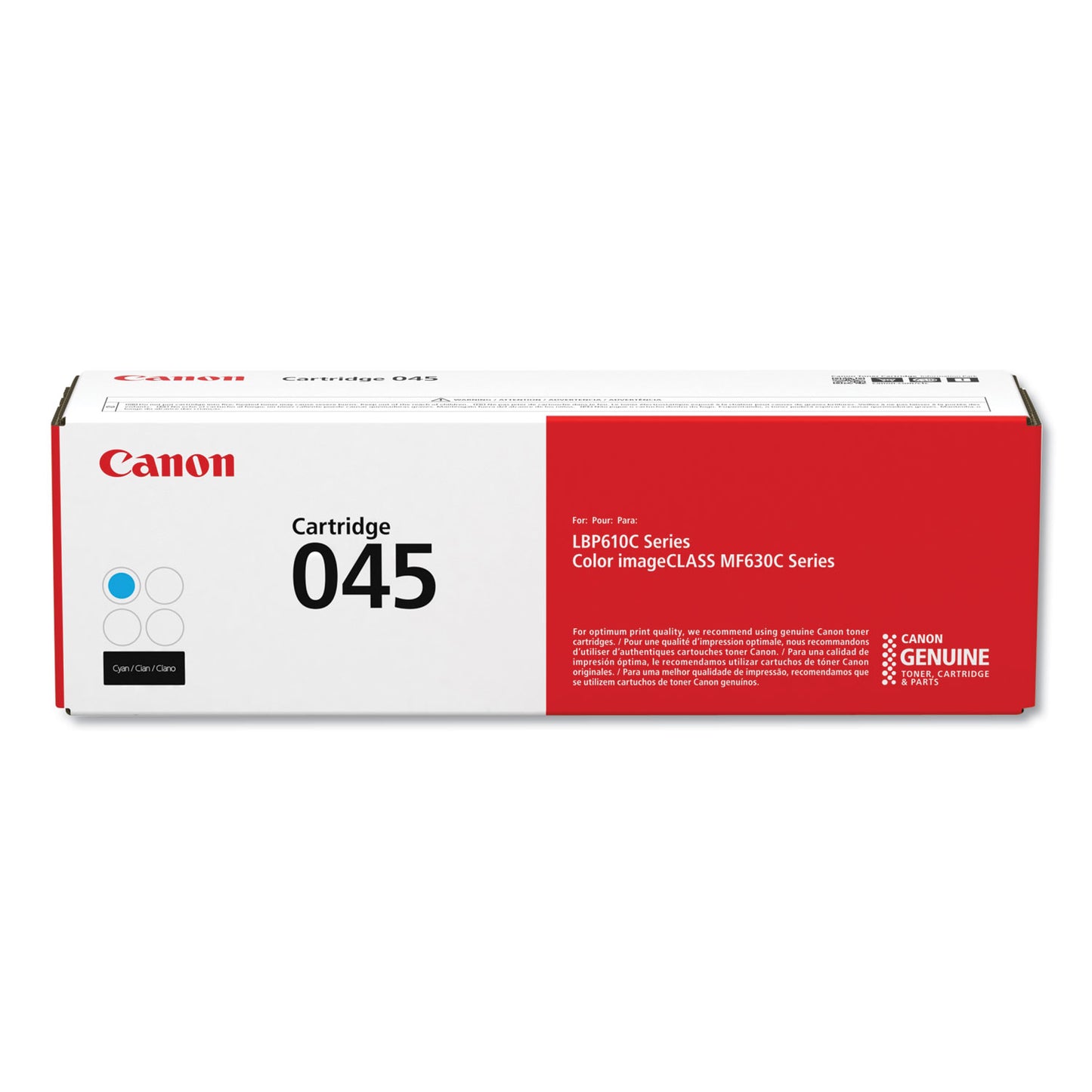 1241c001 (045) Toner, 1,300 Page-Yield, Cyan
