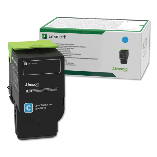 C241xc0 Return Program Extra High-Yield Toner, 3,500 Page-Yield, Cyan