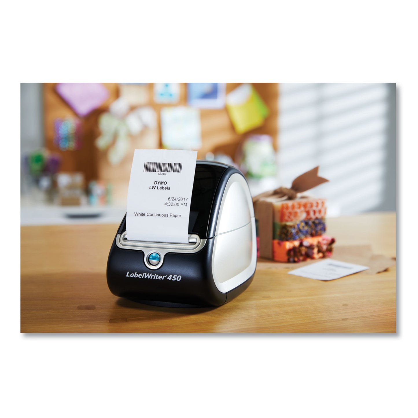 Labelwriter Continuous-Roll Receipt Paper, 2.25" X 300 Ft, White