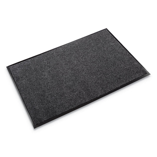 EcoStep Wiper Mat, Rectangular, Charcoal Gray Cut Pile Surface, 36" x 60"