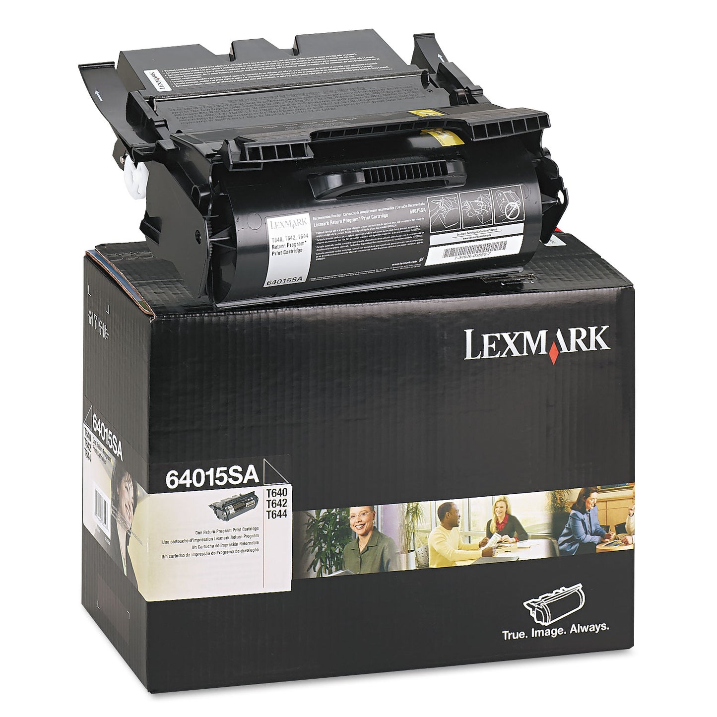 64015sa Return Program Toner, 6,000 Page-Yield, Black