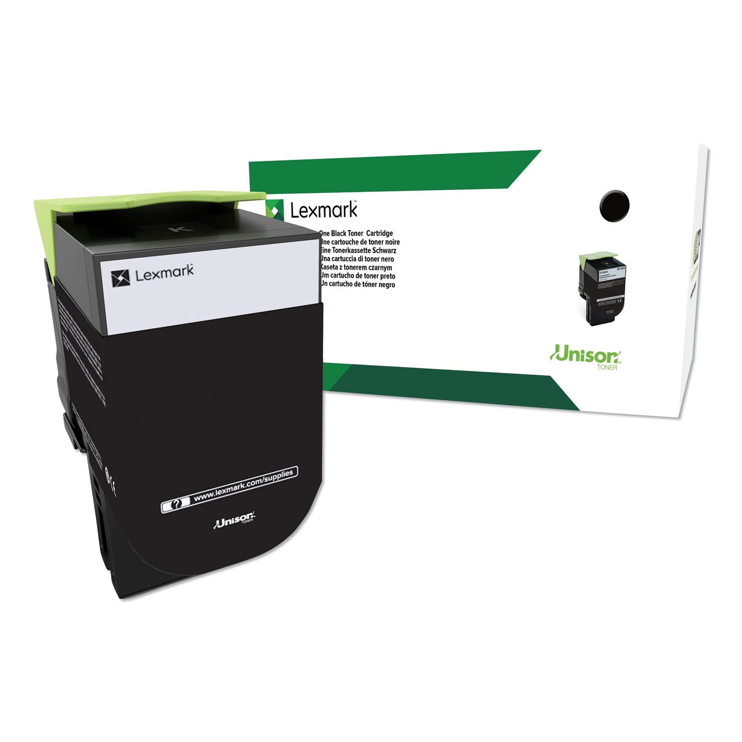 80c1hk0 Return Program High-Yield Toner, 4,000 Page-Yield, Black