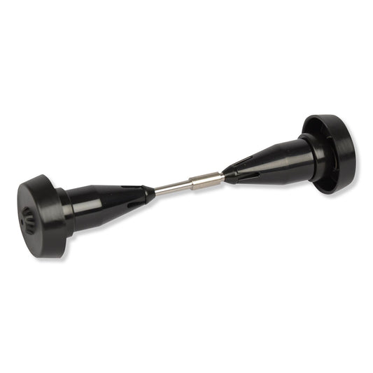 Coreless High Capacity Spindle Kit, Plastic, 3.66" Roll Size, Black, 2/Kit