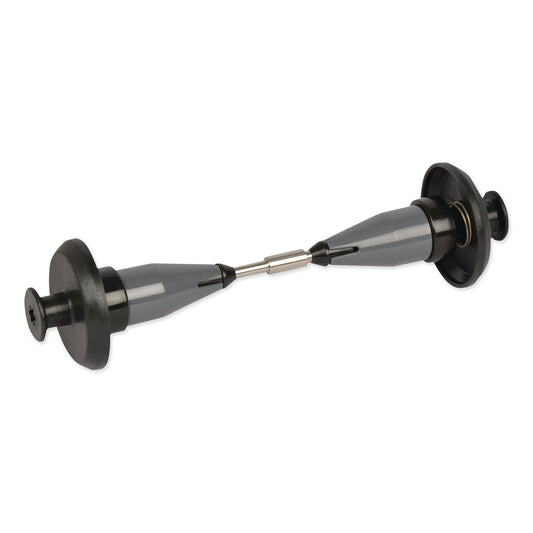 Coreless High Capacity Spindle Kit, Plastic, 3.66" Roll Size, Type B, Gray, 2/Kit