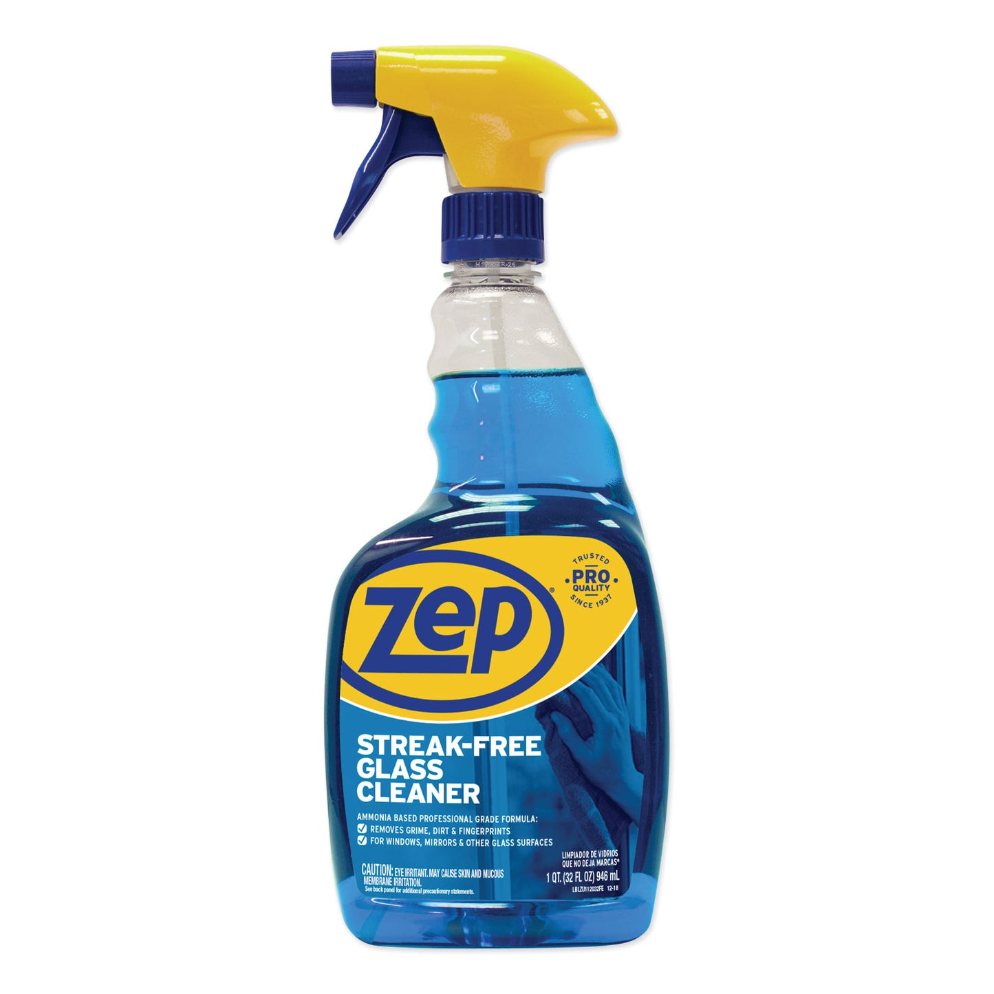 Streak-Free Glass Cleaner, 32 oz Spray Bottle