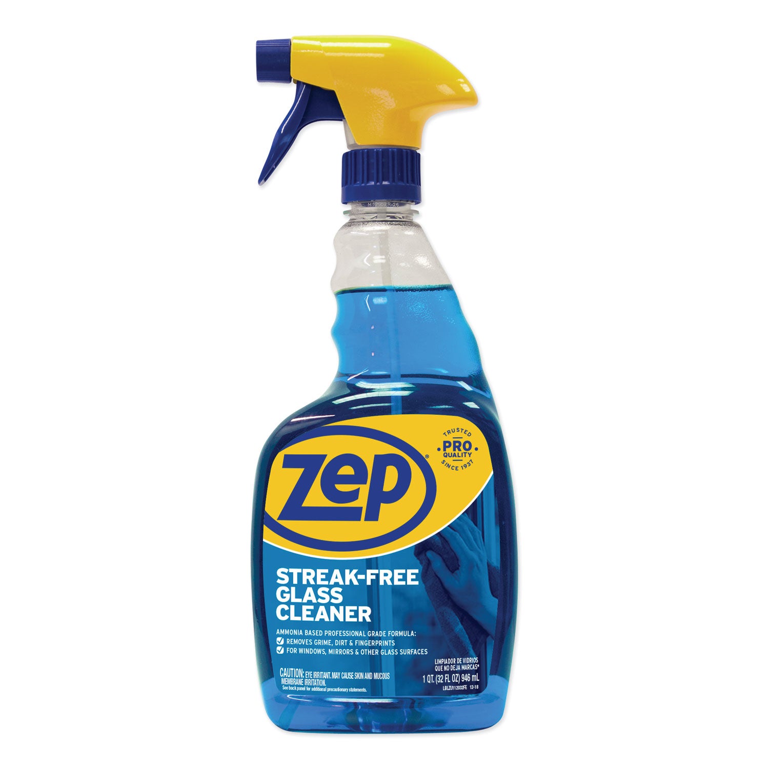 Streak-Free Glass Cleaner, 32 oz Spray Bottle