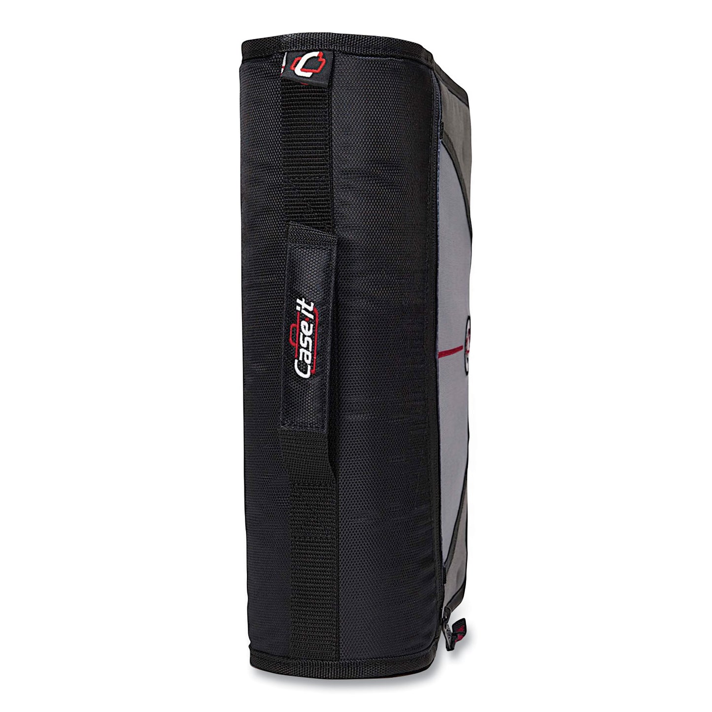 Mighty Zip Tab Binder, 3 Rings, 3" Capacity, 11 X 8.5, Black