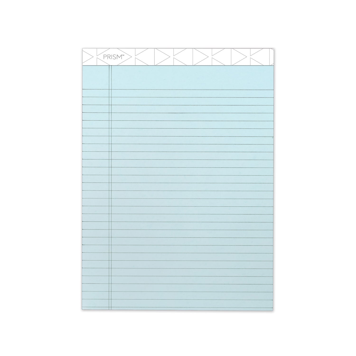 Prism + Colored Writing Pads, Wide/Legal Rule, (50) Pastel Blue 8.5 x 11 Sheets, 12/Pack