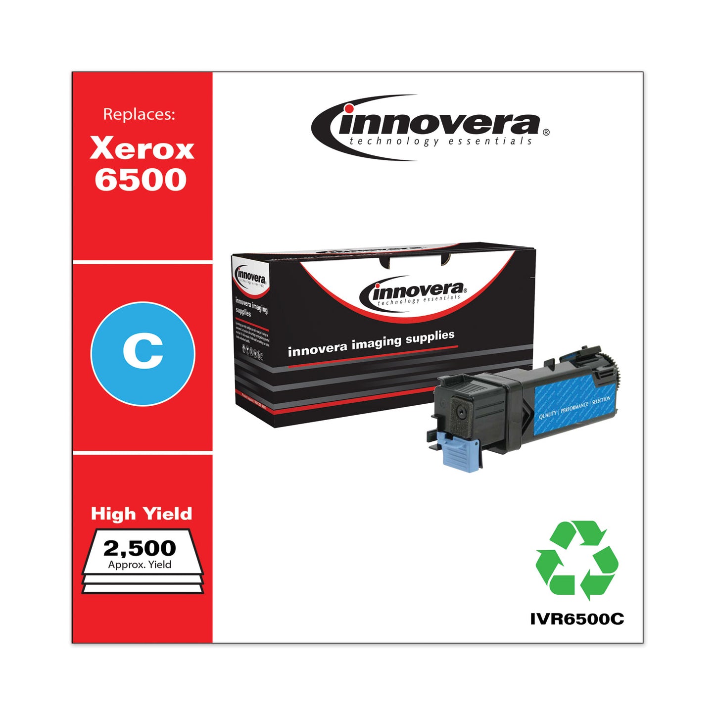 Remanufactured Cyan High-Yield Toner, Replacement for 106R01594, 2,500 Page-Yield