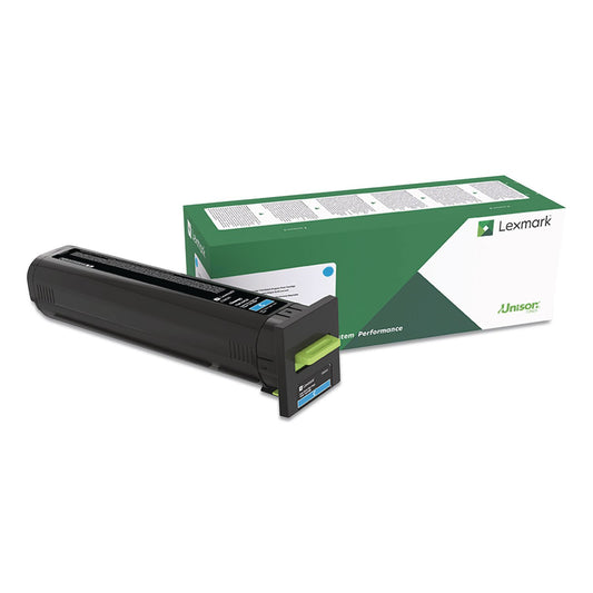 82k0xcg Return Program Extra High-Yield Toner, 22,000 Page-Yield, Cyan