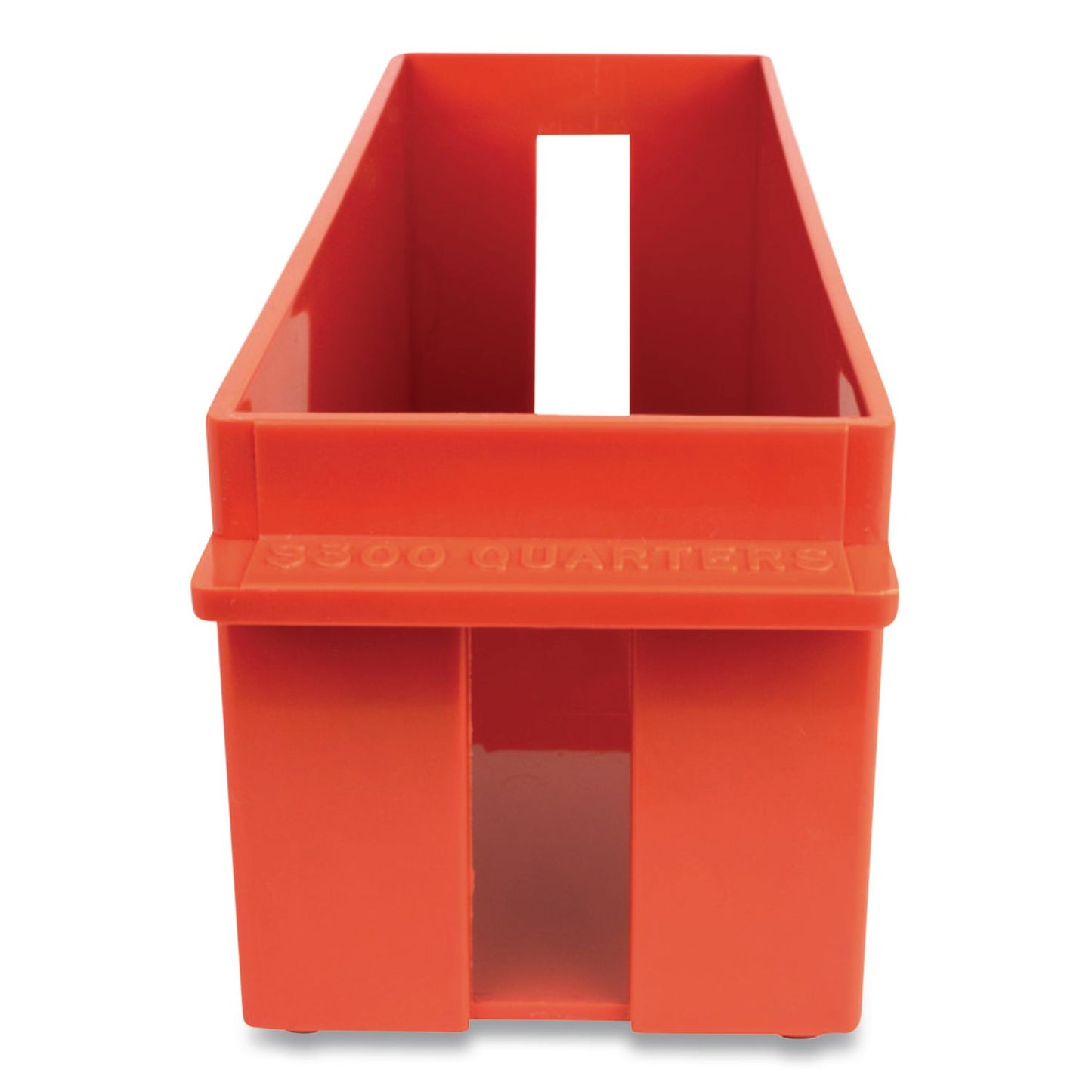 Extra-Capacity Coin Tray, Accommodates $300 in Quarters, 11.5" x 3.38" x 3.38", Orange