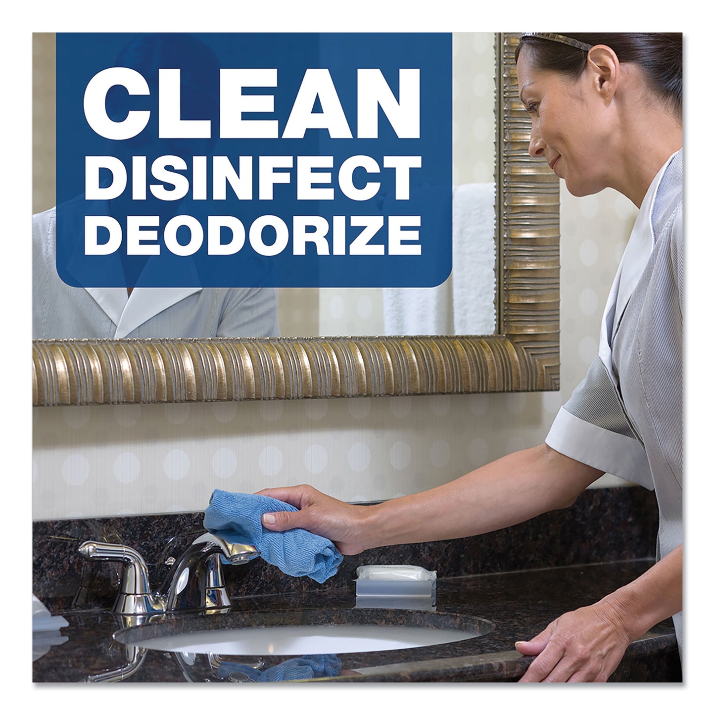 Disinfecting-Sanitizing Bathroom Cleaner, Citrus Scent, 1 gal Bottle