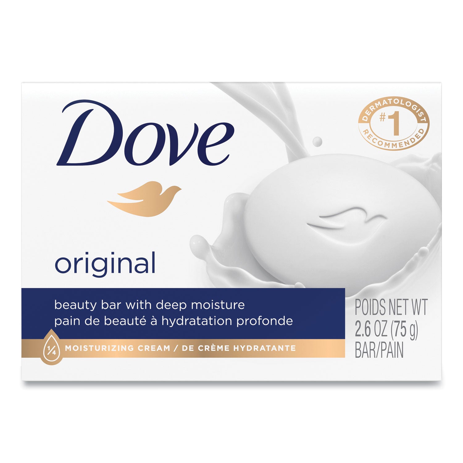 White Beauty Bar, Light Scent, 2.6 Oz