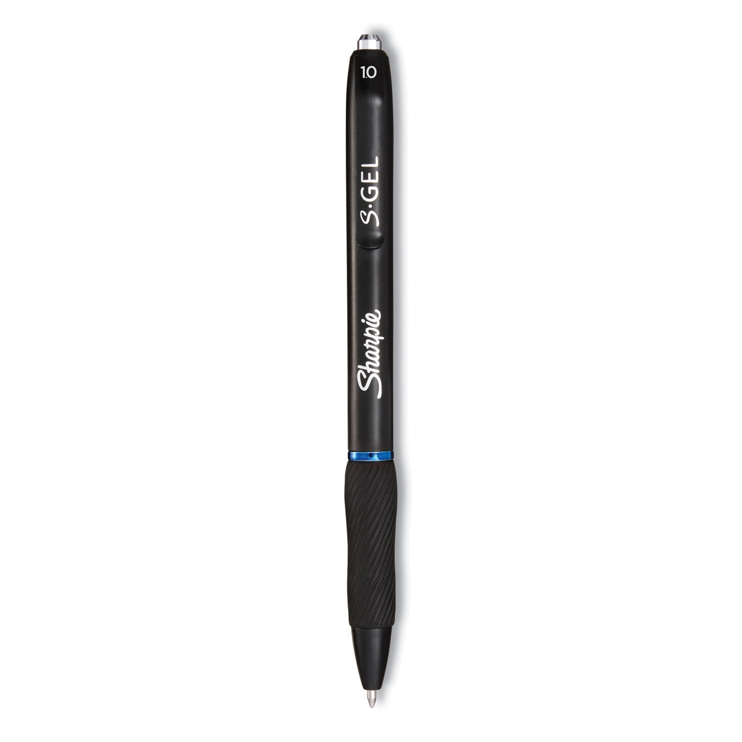 S-Gel High-Performance Gel Pen, Retractable, Bold 1 Mm, Blue Ink, Black Barrel, 36/pack