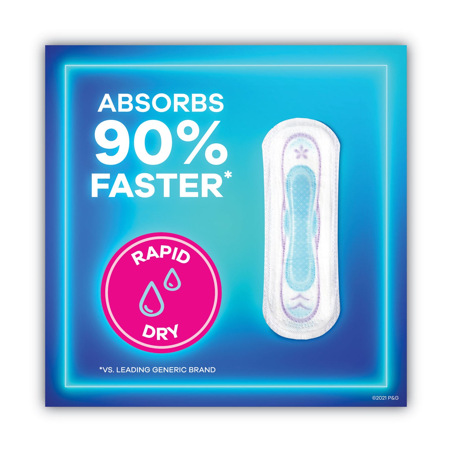 Ultra Thin Pads, Size 2, Super Long, Super Absorbency, 40/Pack