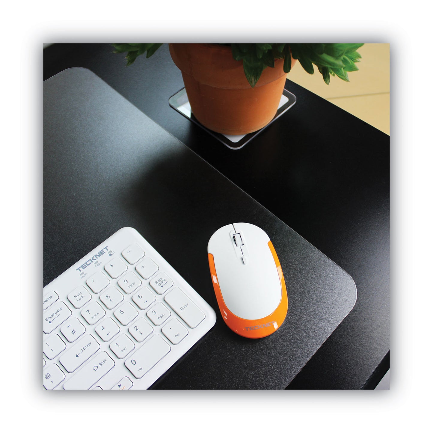 Desktex Polycarbonate Desk Pad, 22" x 17", Clear