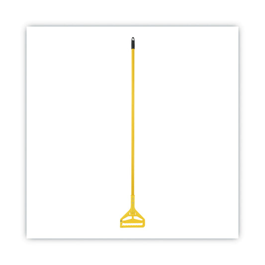 Quick Change Side-Latch Plastic Mop Head Handle, 60", Yellow