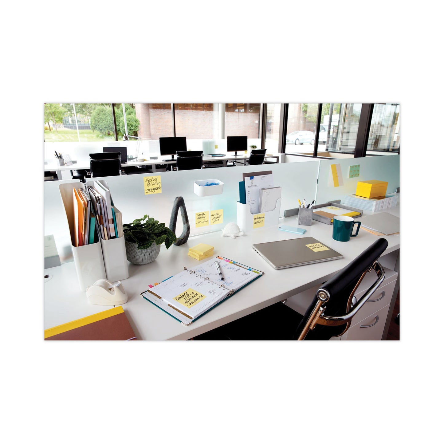 Pads in Canary Yellow, 3" x 5", 90 Sheets/Pad, 12 Pads/Pack