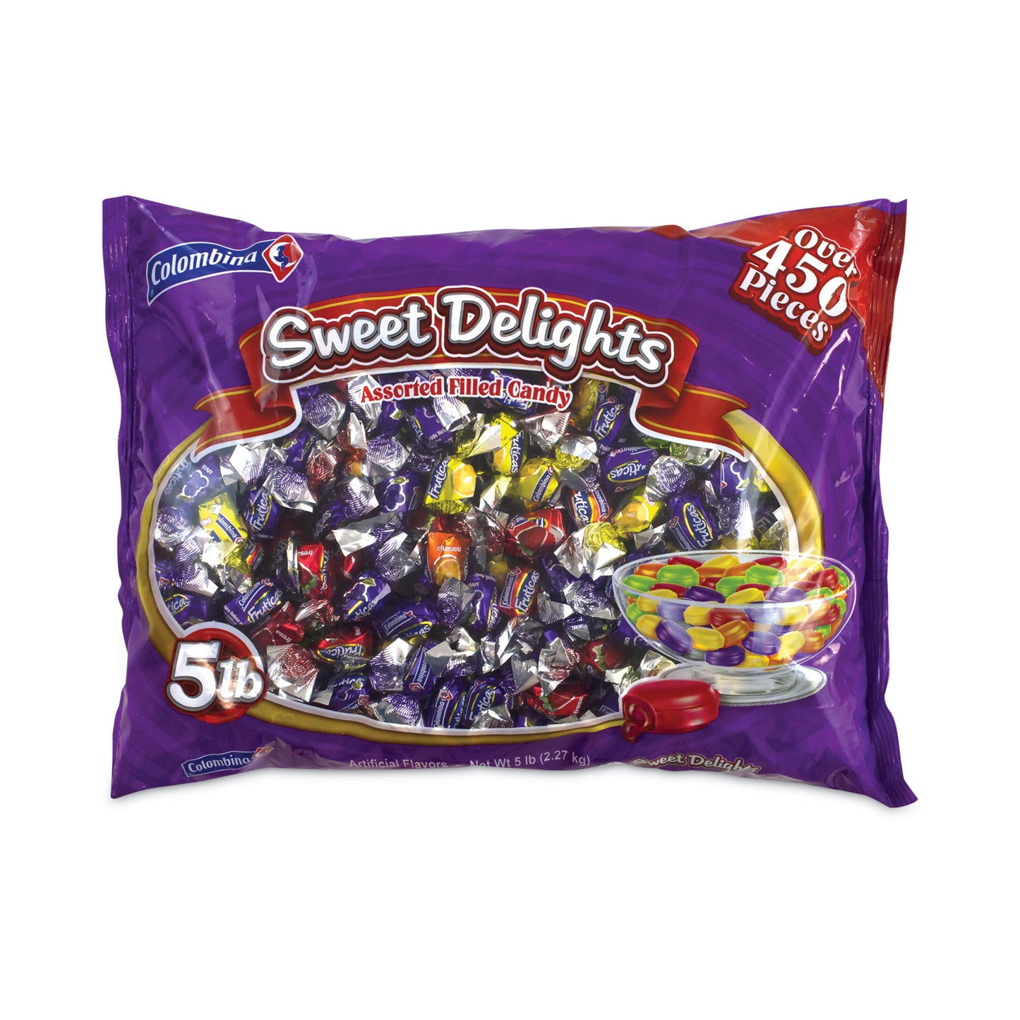 Fancy Filled Hard Candy Assortment, Variety, 5 lb Bag, Approx. 420 Pieces