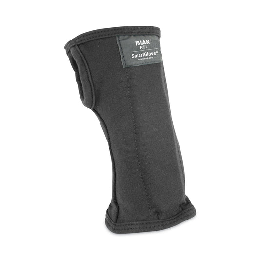 SmartGlove Flexible Wrist Support Splint, Medium, Fits Hands Up to 3.75" Wide, Black