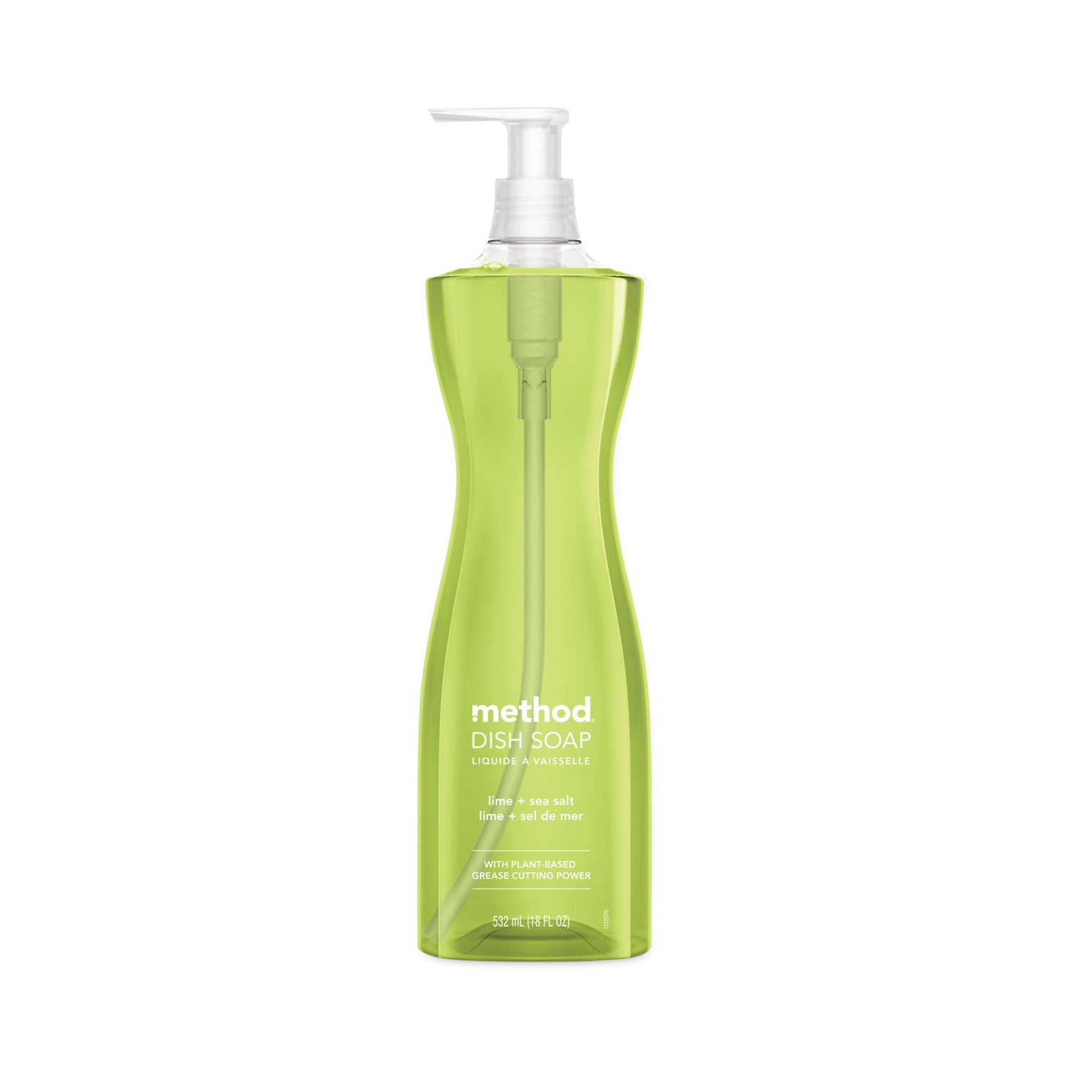 Dish Soap, Lime and Sea Salt Scent, 18 oz Pump Bottle