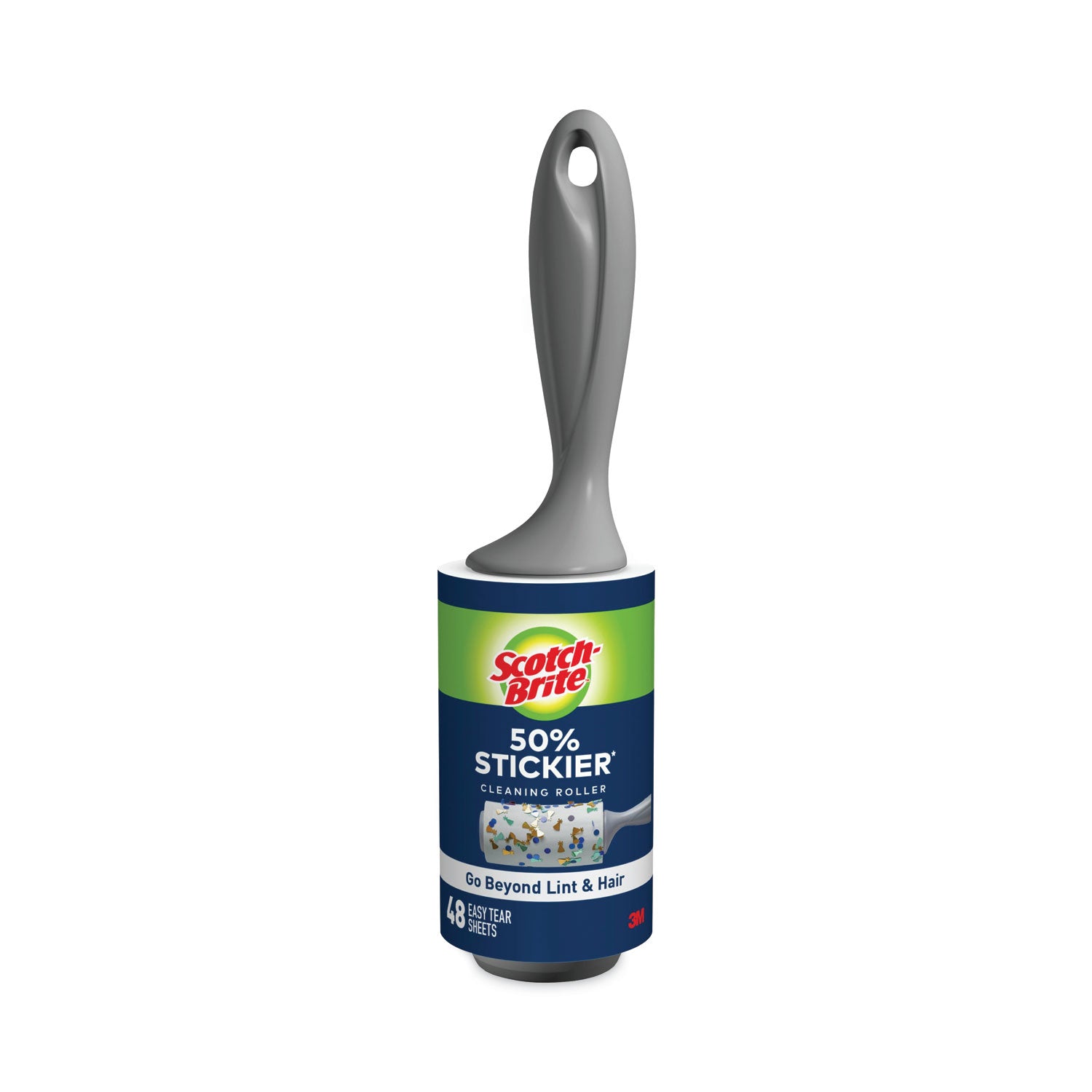 50% Stickier Lint Roller, 48 Sheets/Roll