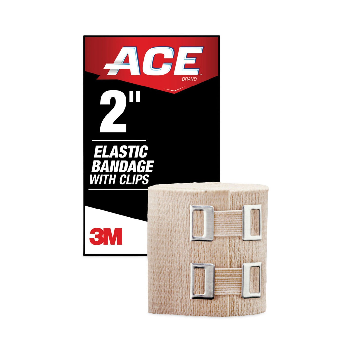 Elastic Bandage With E-Z Clips, 2 X 50