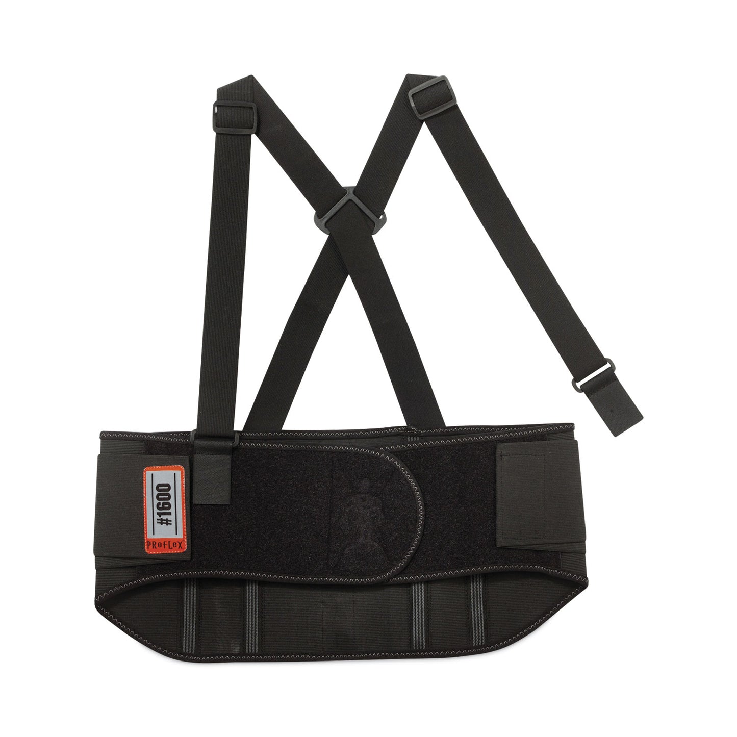 ProFlex 1600 Standard Elastic Back Support Brace, X-Large, 38" to 42" Waist, Black