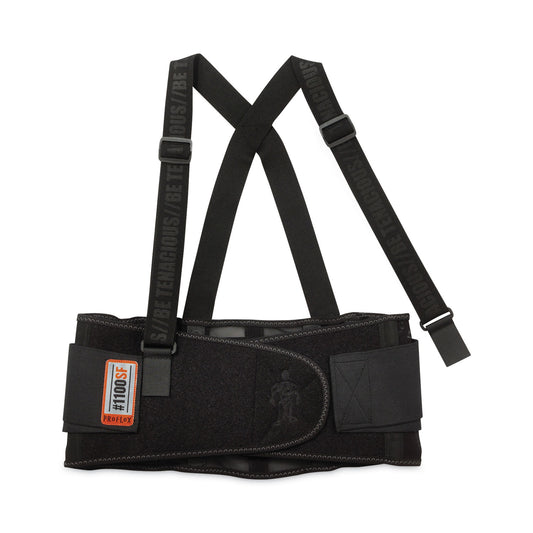 ProFlex 1100SF Standard Spandex Back Support Brace, Medium, 30" to 34" Waist, Black