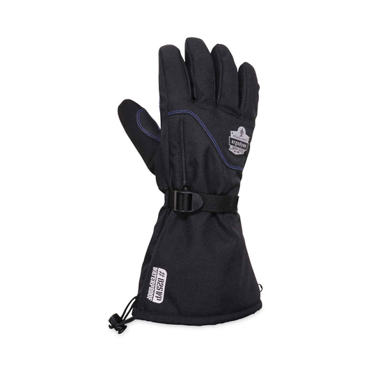 ProFlex 825WP Thermal Waterproof Winter Work Gloves, Small, Black, Pair