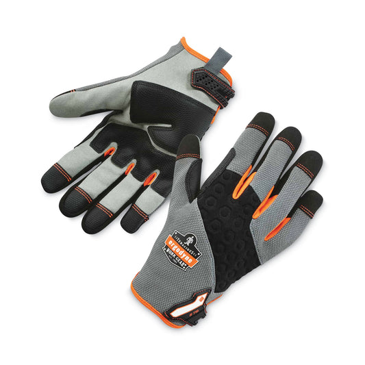 ProFlex 710 Heavy-Duty Mechanics Gloves, 9" Long, XX-Large, Gray, Pair