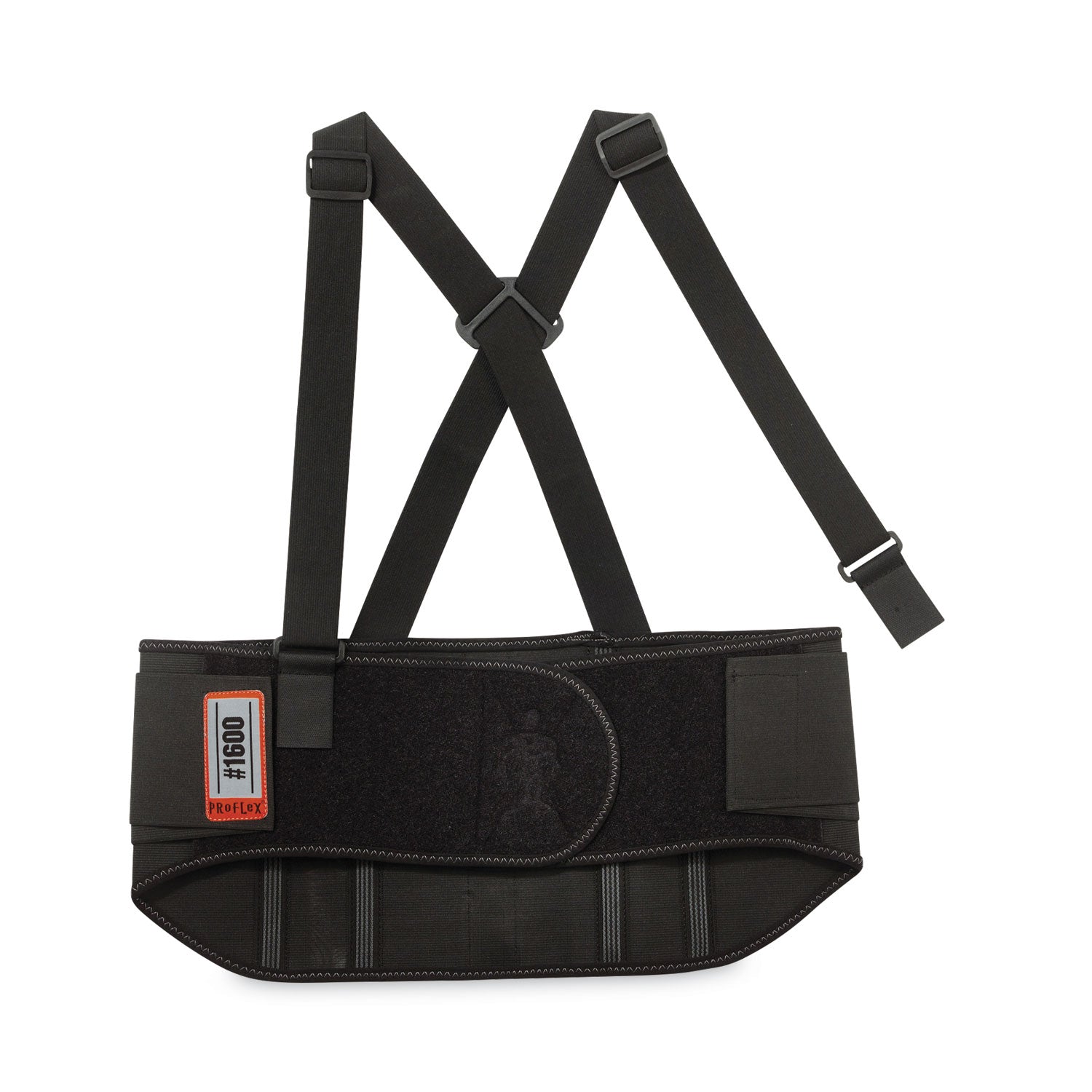 ProFlex 1600 Standard Elastic Back Support Brace, Small, 25" to 30" Waist, Black