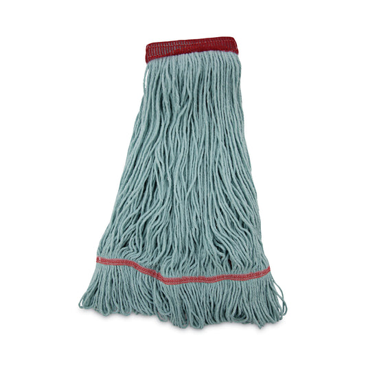EchoMop with Looped-End Wet Head, Cotton/Rayon/Synthetic, Large, Blue